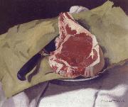 Felix Vallotton Still Life with Steak oil painting on canvas